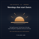 The effects: mornings that start faster