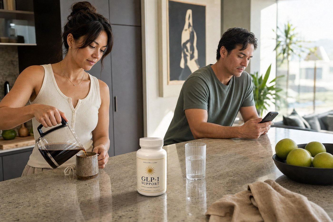 Morning at home with Cellura GLP-1 Support
